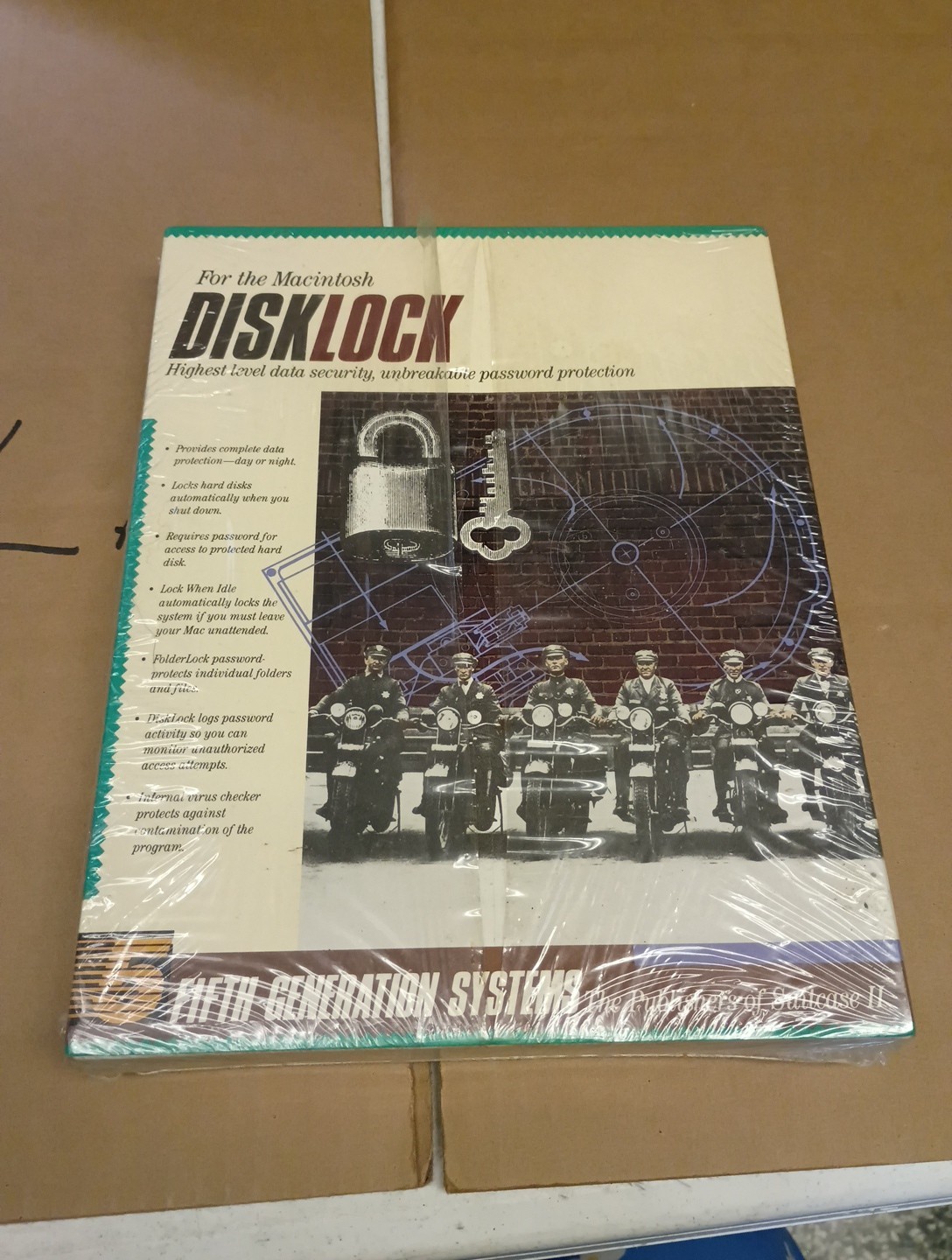 Vintage Disklock Password Protection Software Macintosh 1991