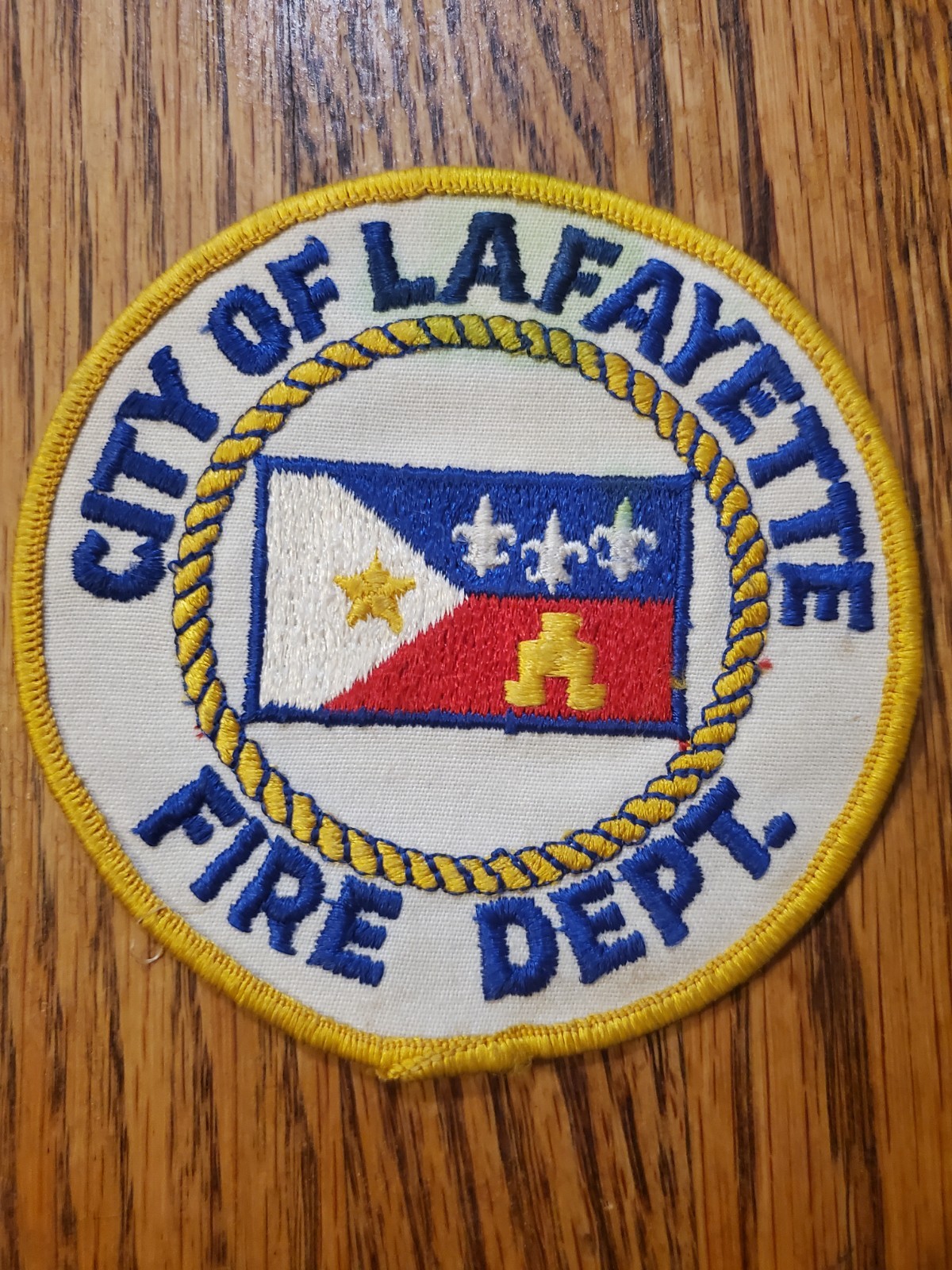 Vintage City of Lafayette Fire Dept. in Louisiana.