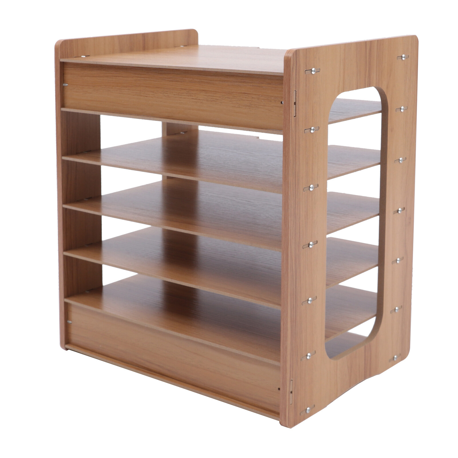Desktop Organizer Paper File Holder For Home & Office Document Storage Rack