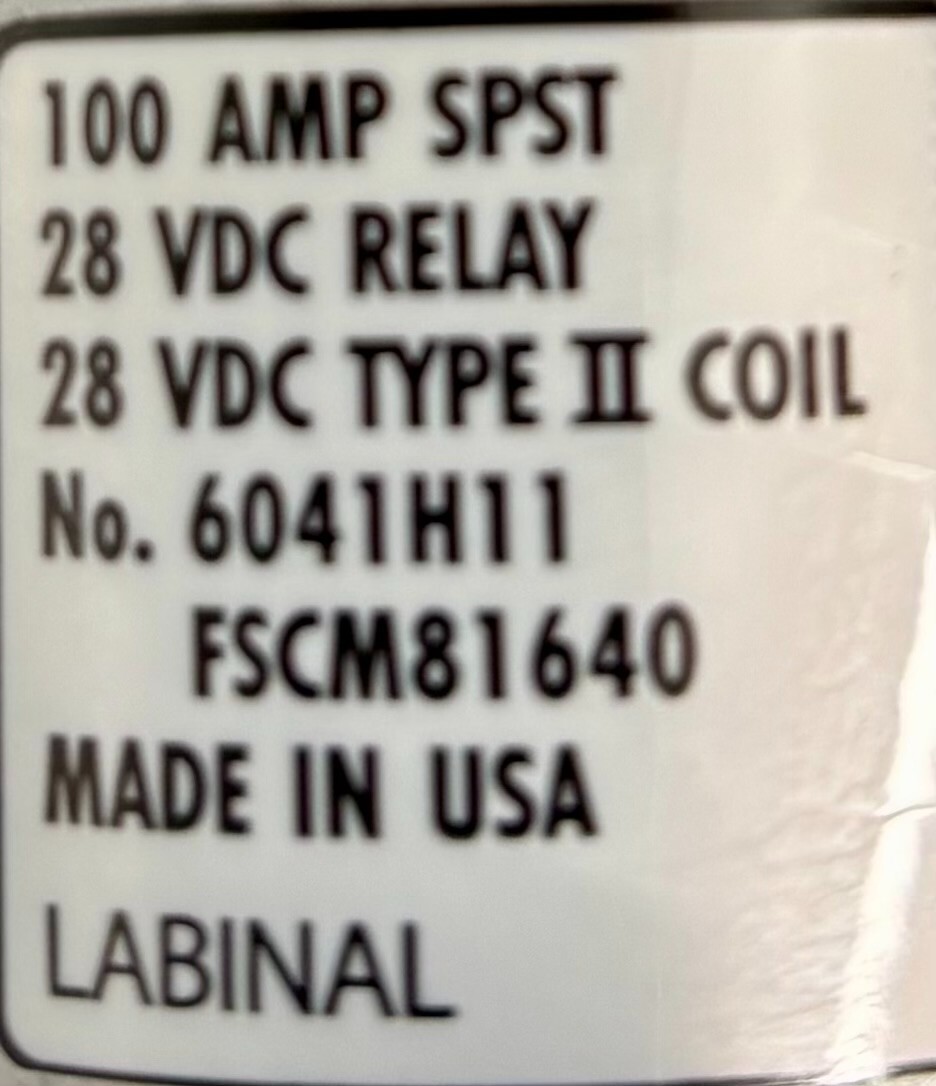 Relay FSCM81640 Removed Working