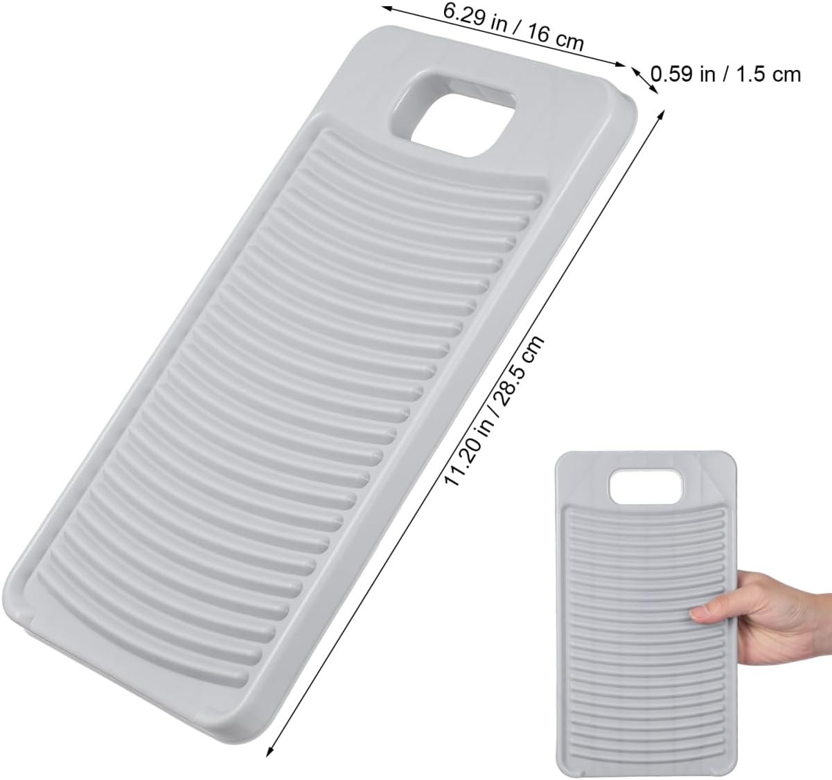 Plastic Washboard Household Washboard Non-Slip Laundry Washing Board Laundry