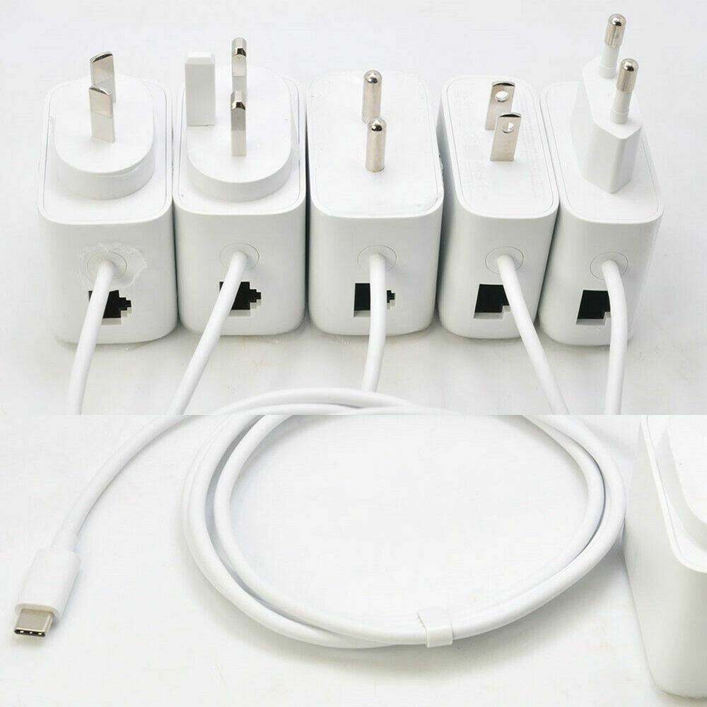 5V 1.5A 7.5W USB-C TYPE C Ethernet Power Adapter Cable for Chromecast Google TV