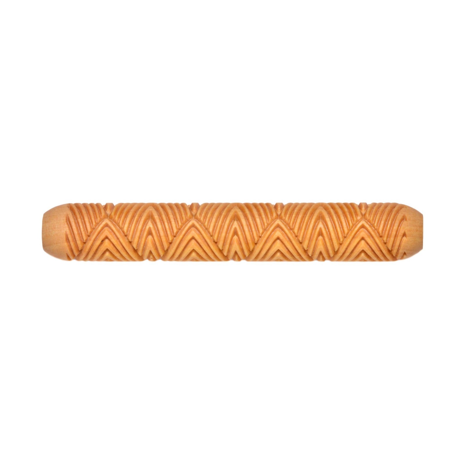 MKM Pottery Tools Wood Hand Rollers for Clay (HR-61 Feathers) HR-61 (Feathers)