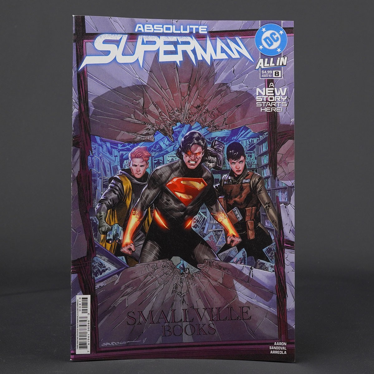 ABSOLUTE SUPERMAN #8 3rd ptg DC Comics 2026 0126DC8165 (W) Aaron (A/CA) Sandoval