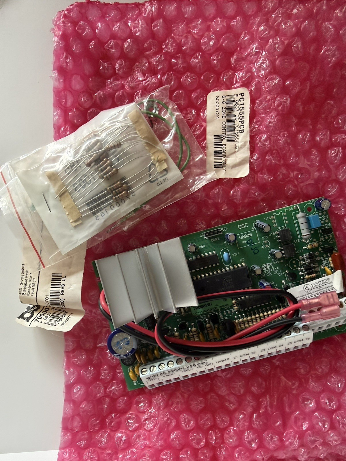 DSC PC1555MX Alarm Control Panel Factory Serviced Never Installed PC 1555 MX
