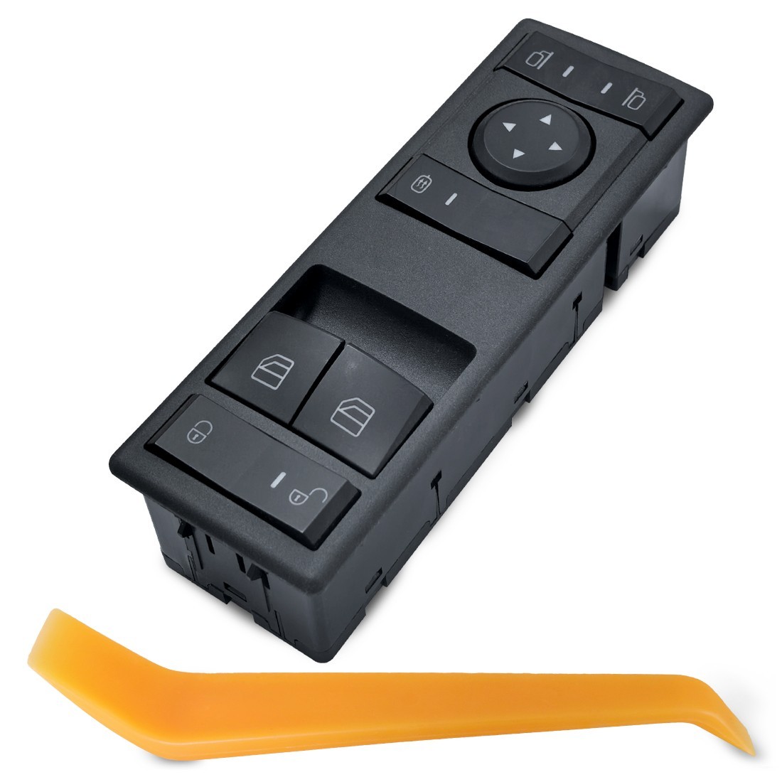 Power Window Switch 4 Pin A6624310001 Compatible w/ Freightliner Cascadia 2017+