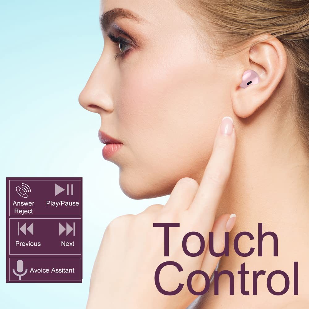 Invisible Bluetooth Earbuds Mini Size | Wireless Earpiece for Small Ear | C