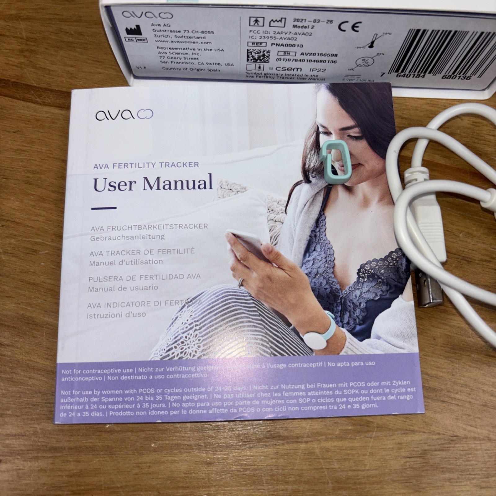 Ava Fertility Tracker Bracelet Model 2