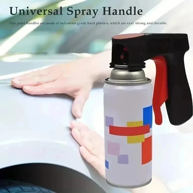 2 Pack Can Gun Aerosol Spray Can Trigger Handle Grip Paint Sprayer Adapter Tool