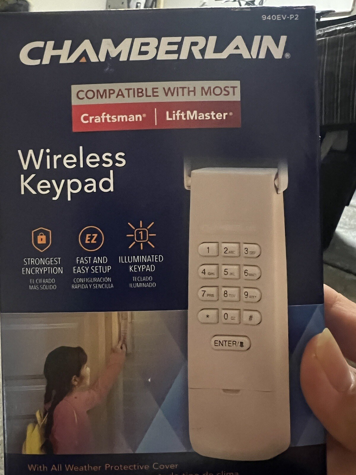 chamberlain universal garage door wireless keypad