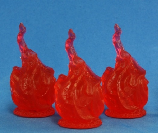 Reaper Bones Classic 77081 BURNING SPHERE SPELL EFFECT (3)