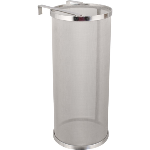 Double Handle Hop Filter - 14 in. x 6 in. aka mesh hop spider for homebrew beer