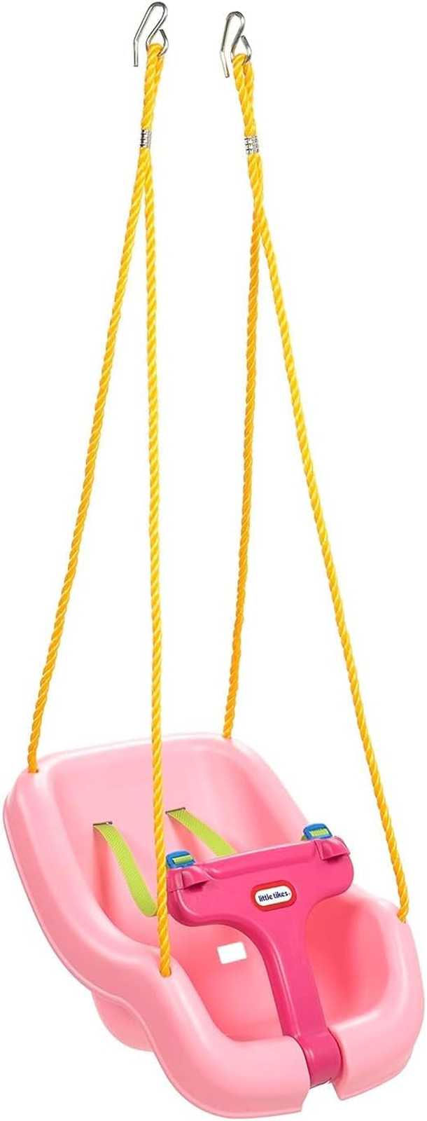 Little Tikes Snug N Secure Pink Swing 2 in 1 Baby Toddler Outdoor Seat