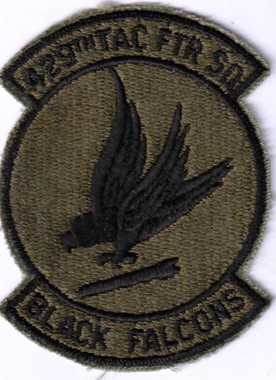 USAF AIR FORCE 429th TAC FTR SQ Nellis AFB Nevada lowviz  patch