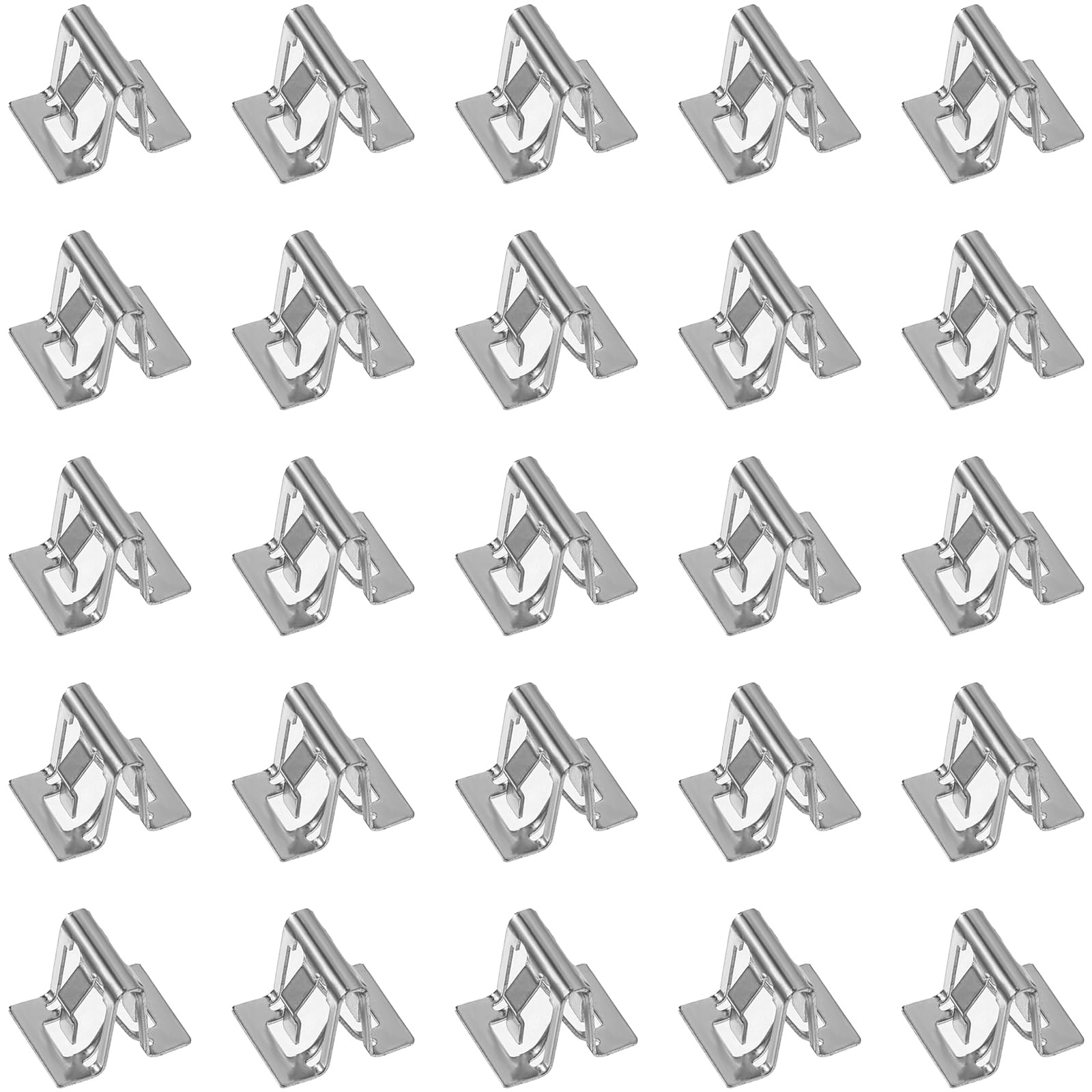 30 Pcs Car Metal Retainer Clips, Universal Dashboard Interior Panel Clip Automot