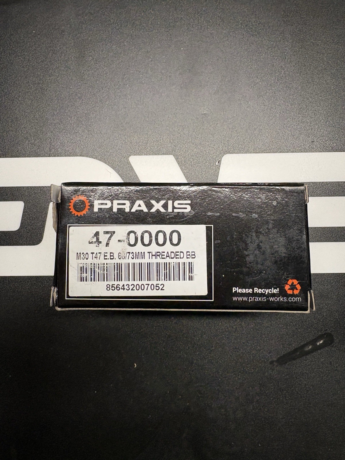 Praxis Works T47 Threaded Bottom Bracket M30 68/73 Brand New In Box W/ Spacers