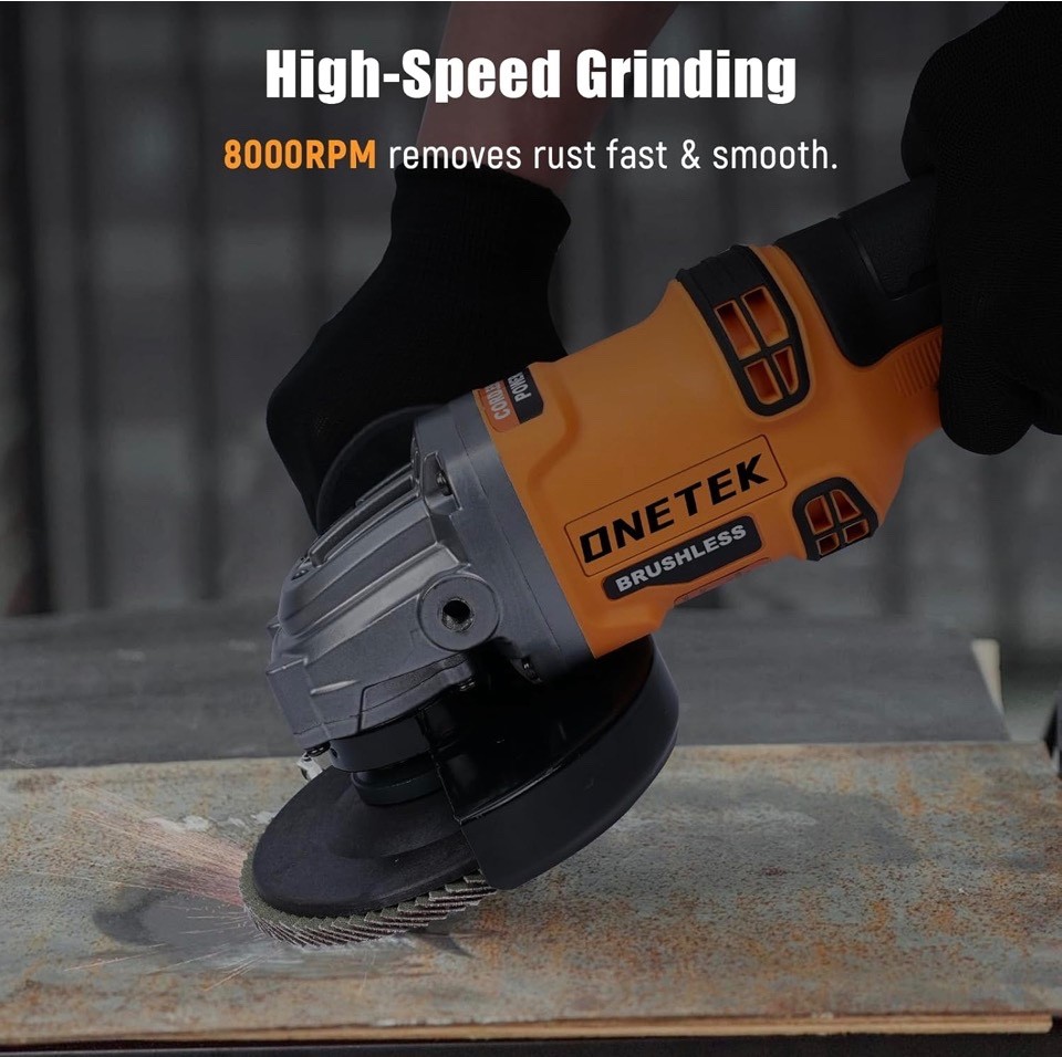 Onetek Cordless Angle Grinder Tool
