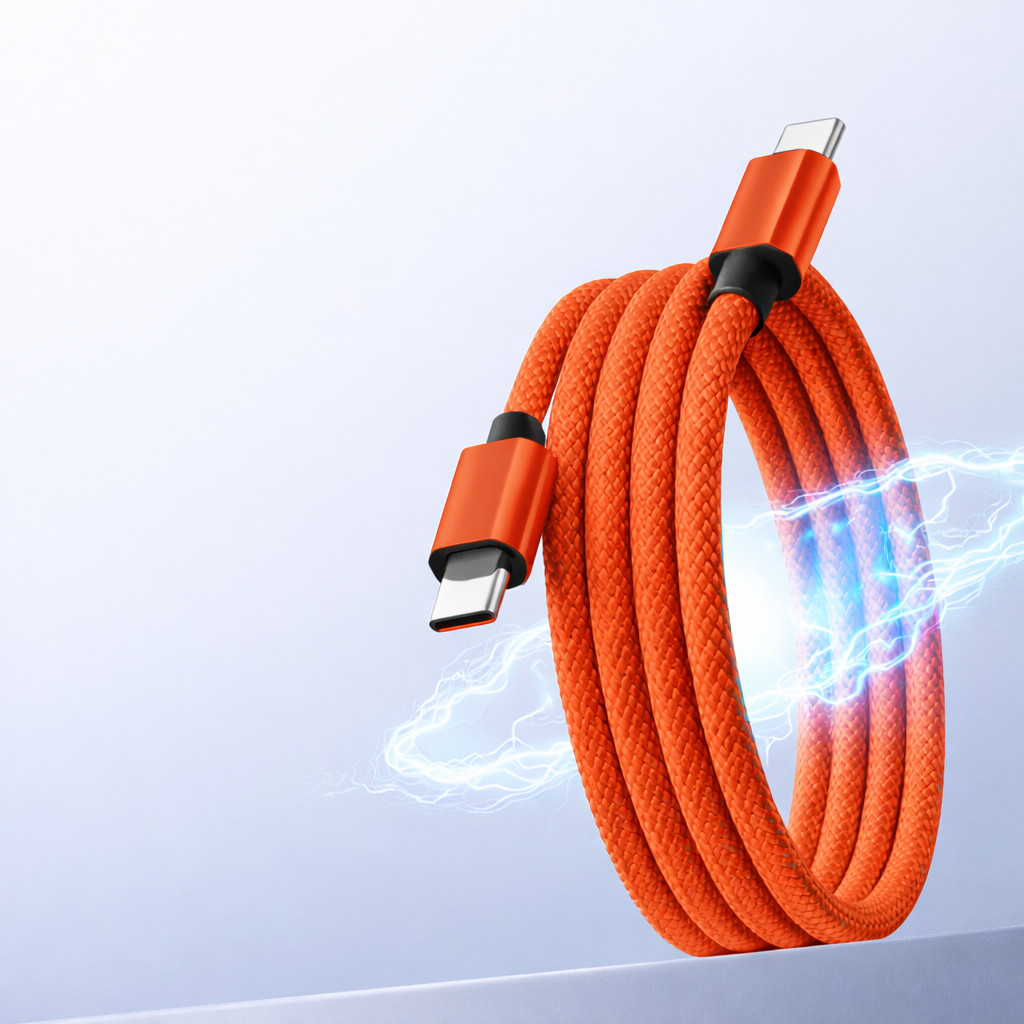 3FT Type-C 60W Charging Cable Braided for Samsung S24 S25 Ultra Google SONY