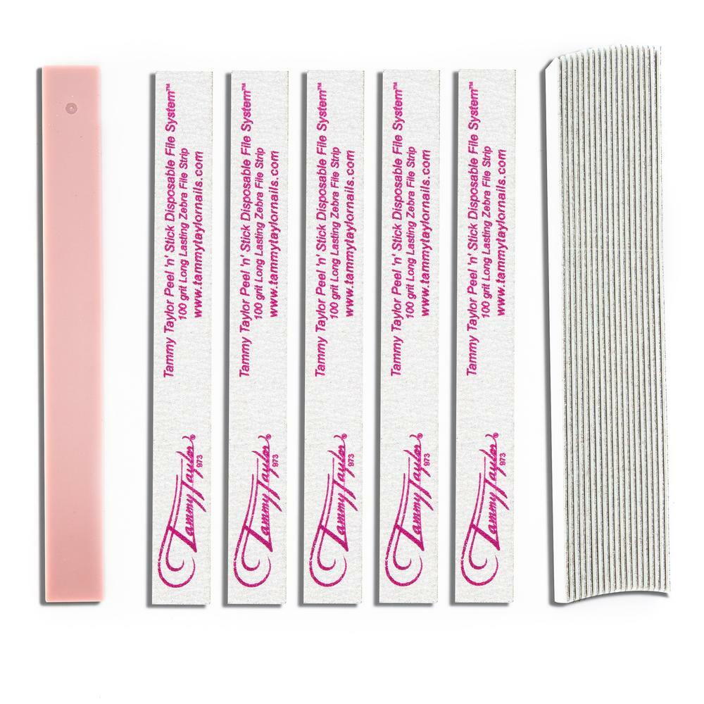 TAMMY TAYLOR  PEEL 'N STICK Grit 100 ZEBRA FILES (made in USA)