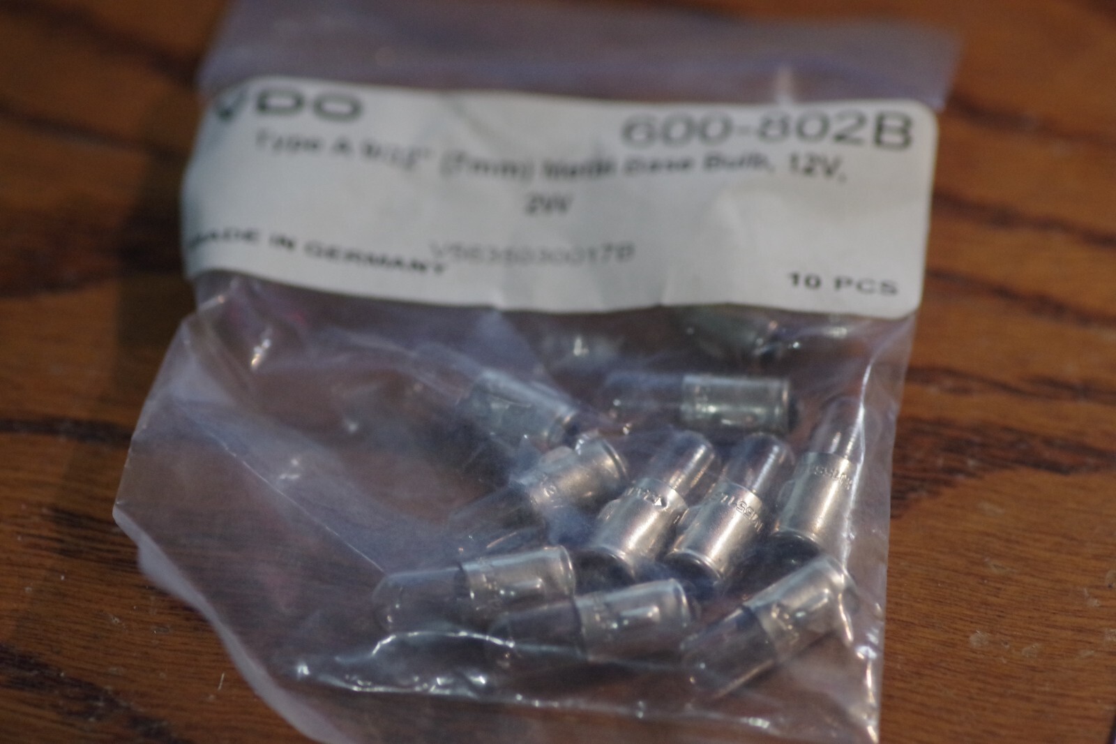 LOT OF 10 VDO V5635030017B 600-802B 9200 0 LAMP INTERIOR CAB 2480788  NEW SEALED