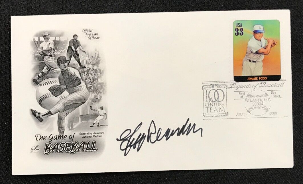 Jeff Reardon Signed FDC Cover Envelope AUTO J. Foxx Cachet MLB Montreal Expos!