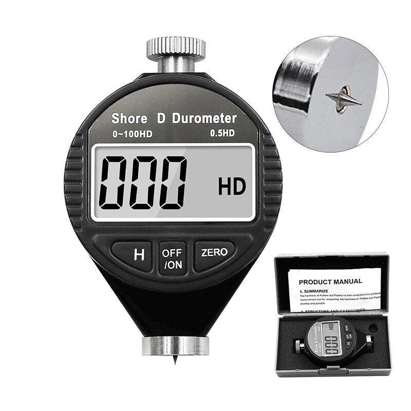 Sclerometer Rubber Hardness Tester Meter Paragraph HA HD HC Digital Durometer