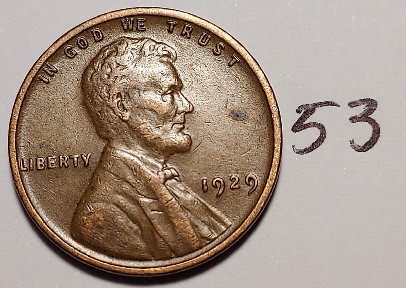 1929 Lincoln Wheat Cent    #53