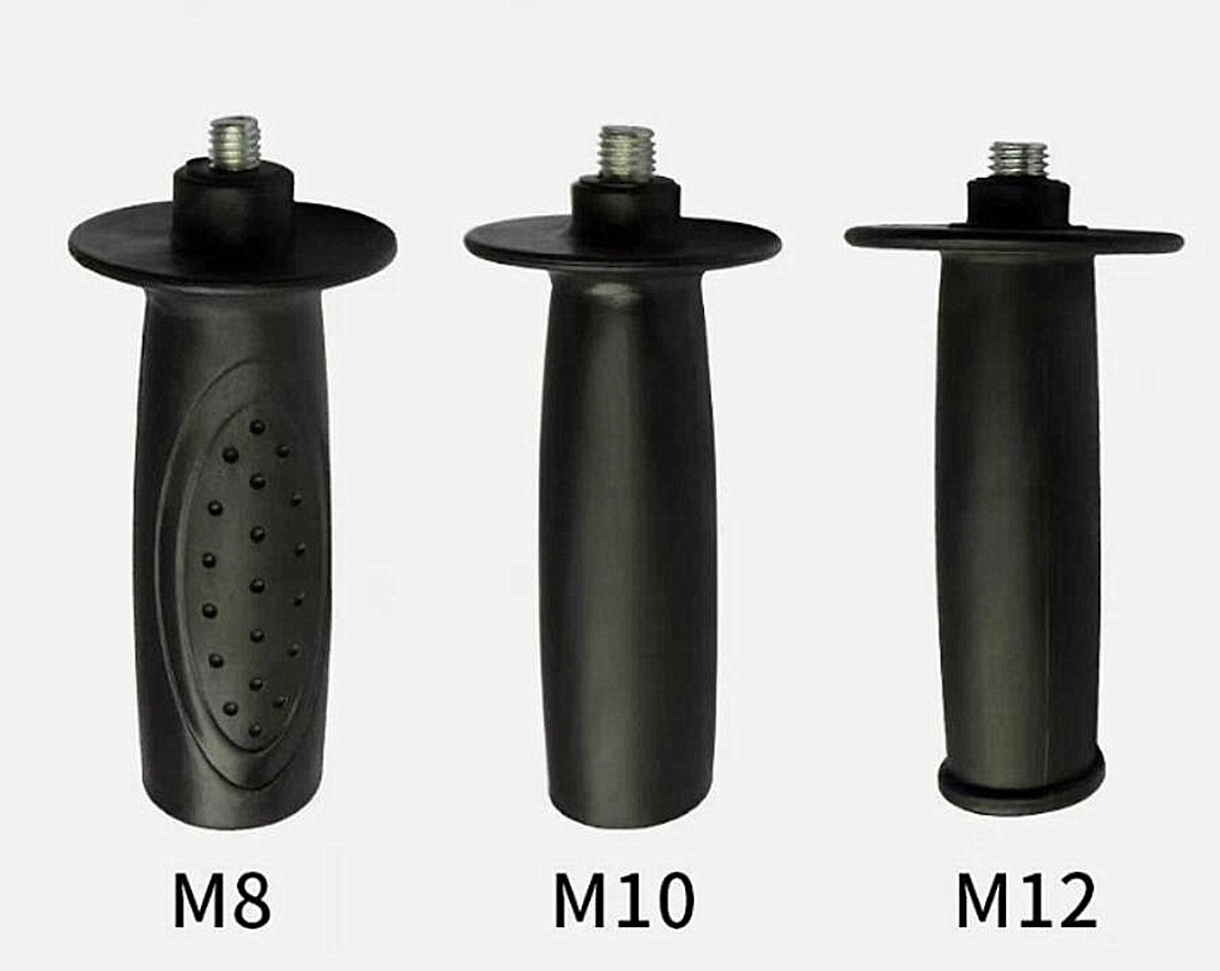1Pcs M8 M10 M12 Thread Auxiliary Side Handle Black Tools For Angle Grinder Parts