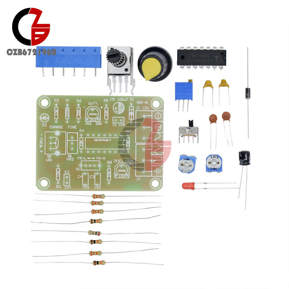 ICL8038 Monolithic Function Signal Generator Module Kit Sine Square Triangle