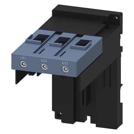 Siemens 3Ru29463aa01 Assembly Support, Screw Terminals, Black
