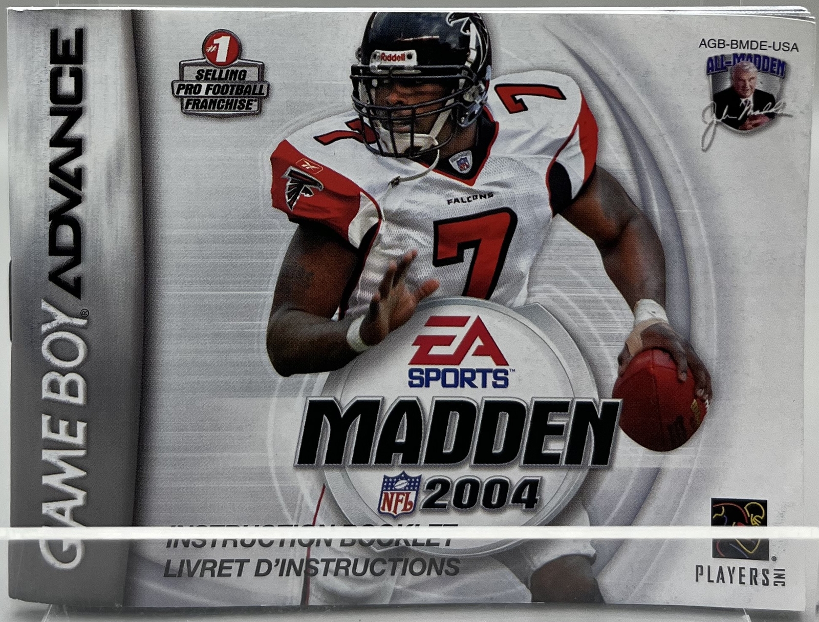 Madden 2004 (Nintendo Game Boy Advance, 2001) Booklet ONLY