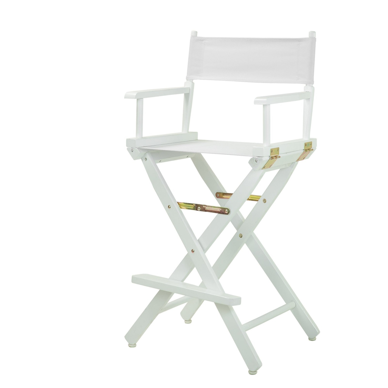 Directors Chair white Frame/white Canvas30 Bar Heig