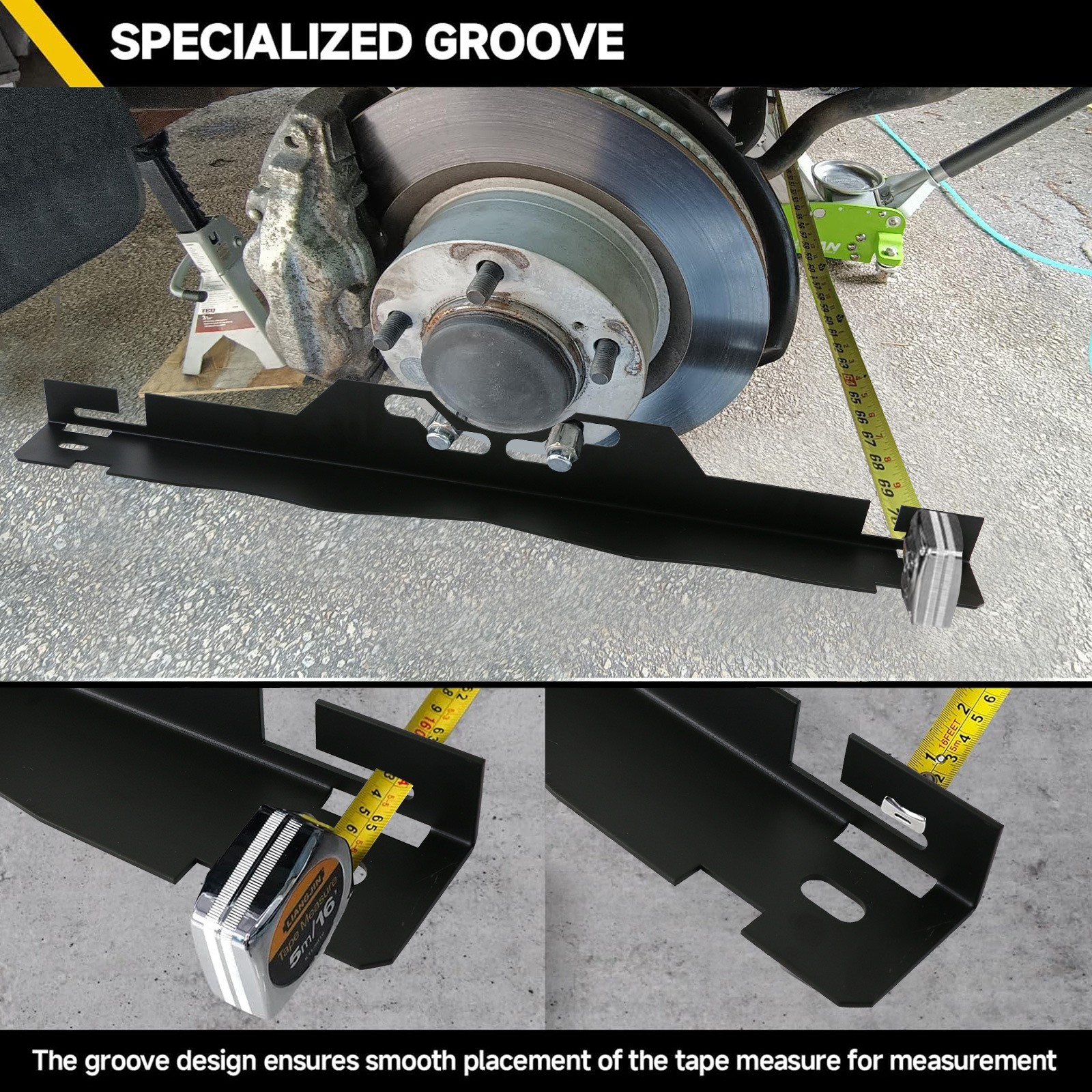 2 Pack Heavy Duty Wheel Alignment Tool Kit Black Toe Alignment Tool Plates ?