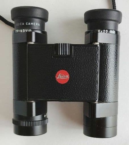 Binoculars antique vintage collectible LEICA TRINOVID 8×20 BC with case good