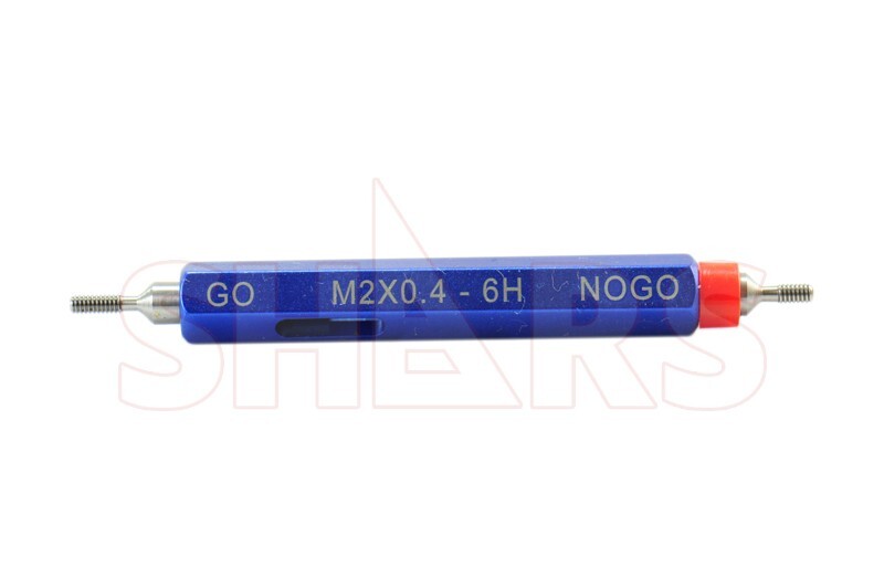 M2 x 0.4 Thread Plug Gage Go/No Go Class ANSI/ASME B1.16M Standard ![