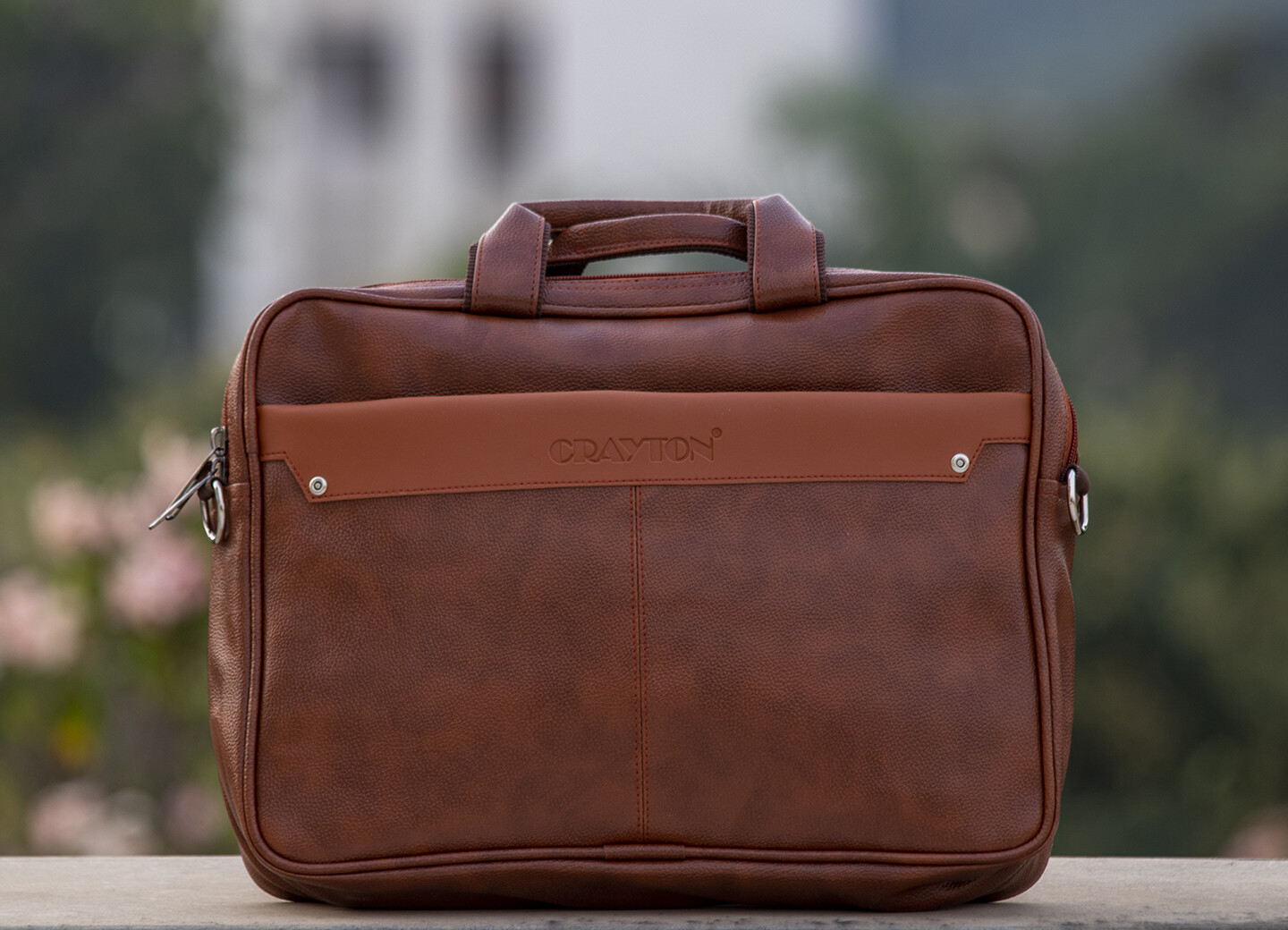 Crayton Office Laptop or Messenger Vegan Leather Executive Bag