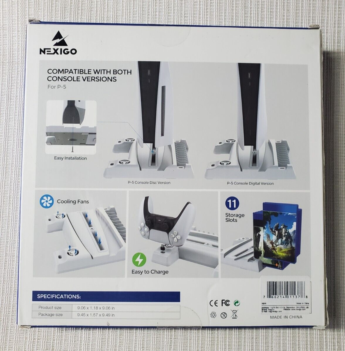 Nexigo Multifunctional Cooling Stand For P-5 New Sealed.