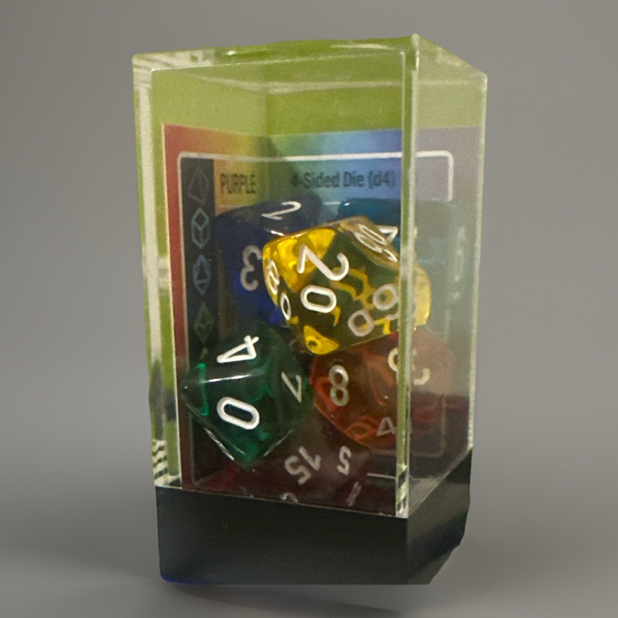 Prism Translucent Gm And Beginner Player Polyhedral 7-Die Set ACC NEW