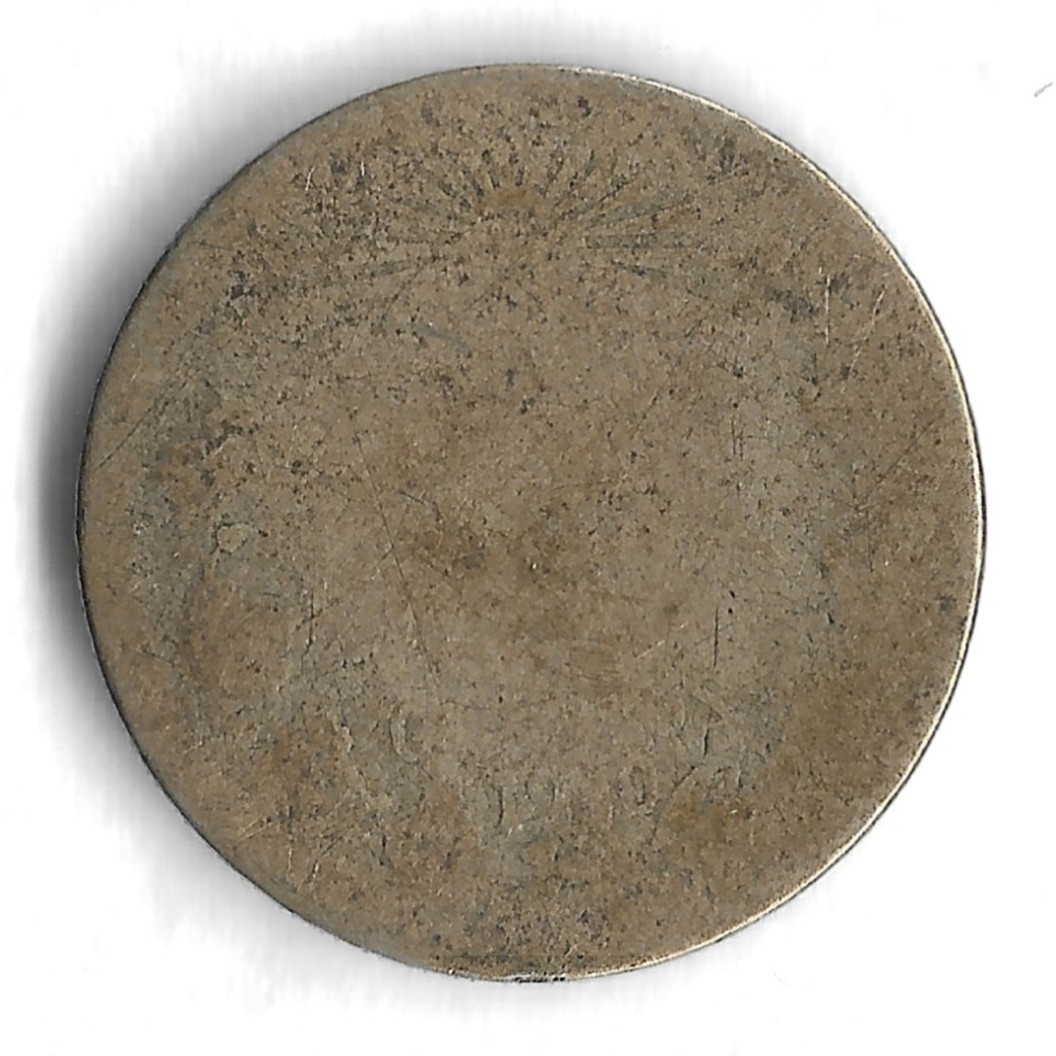 80% Silver ~2.5g 1910 Mexico 10 Centavos World Coin - KM# 428