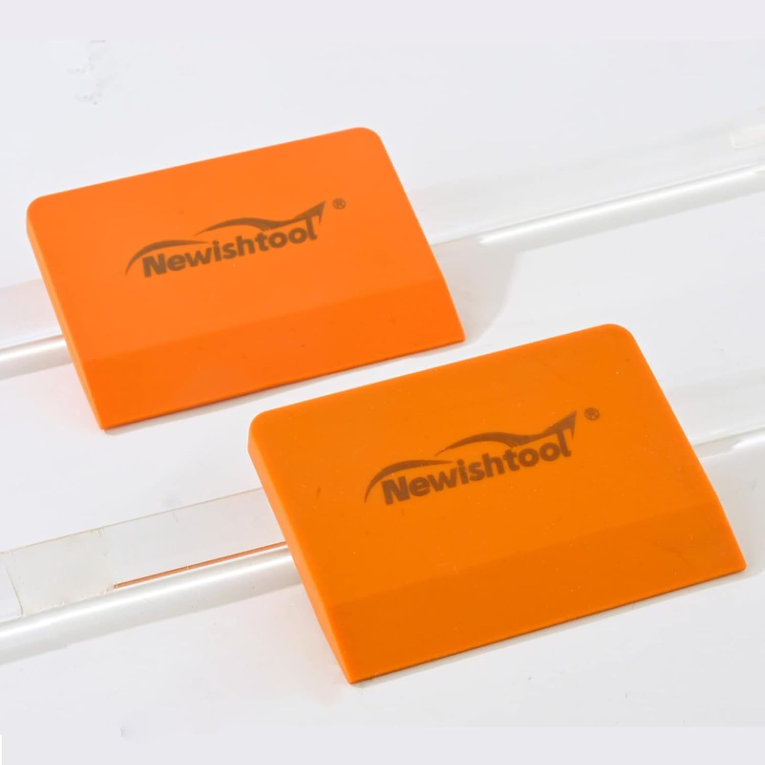 NEWISHTOOL Soft Silicone Small Squeegee for Vinyl, 2 PCS PPF Tools Window Tintin