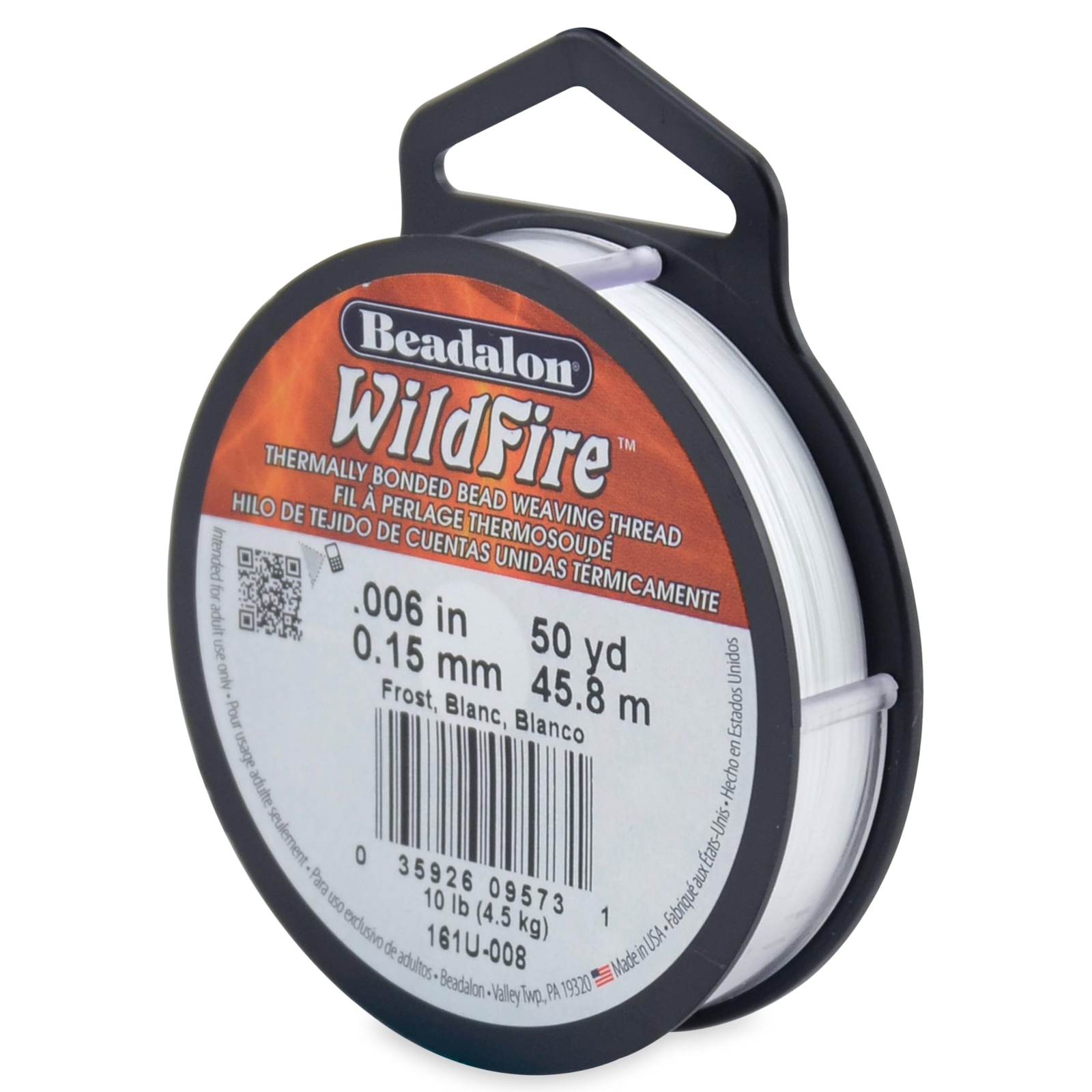 Wildfire 0.006 in 0.15 mm Break Strength 10 lb / 4.5 kg Frost 50 yd / 45 m