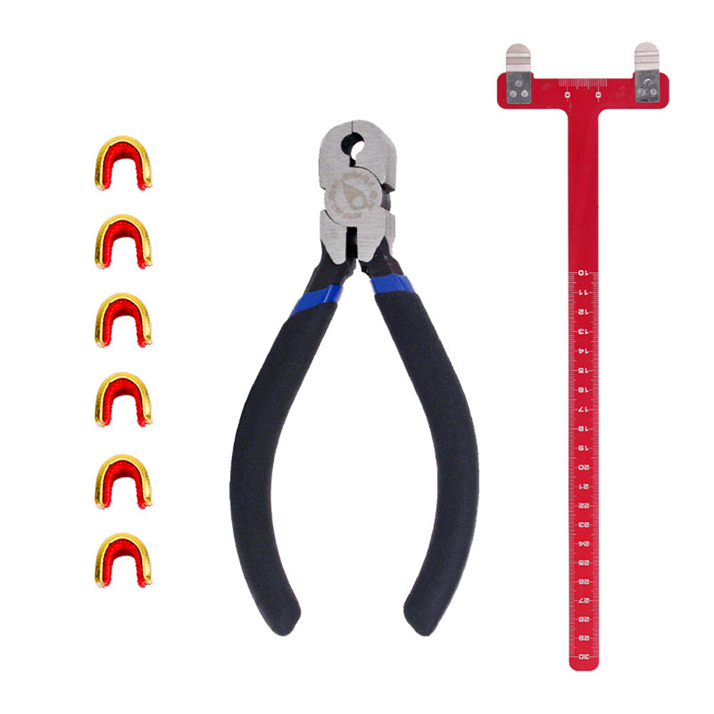 Archery Adjustment Tool Bow String Nocking Points Pliers T Squares Tuning R9Z7