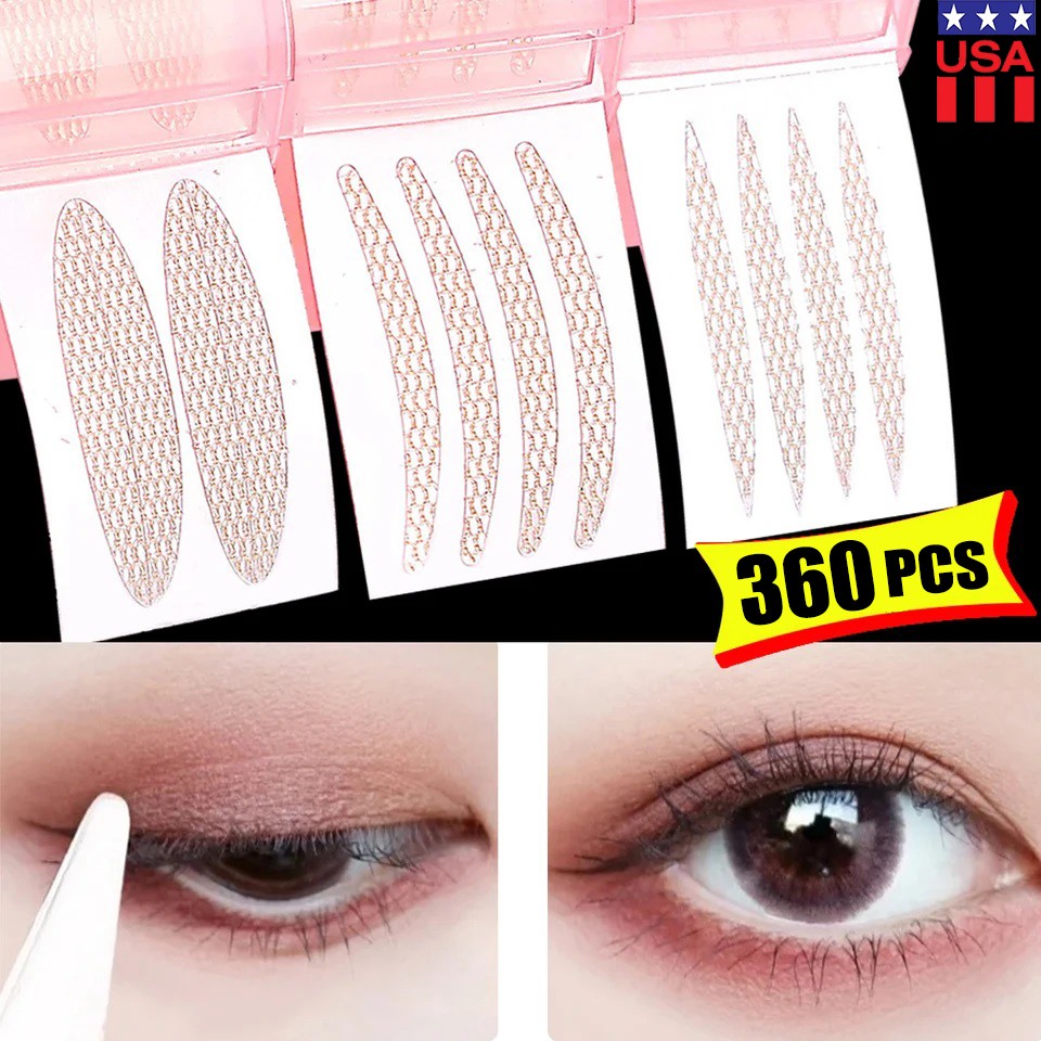 360x Invisible Eye Lift Strips Natural Invisible Double Side Eyelid Tape Sticker