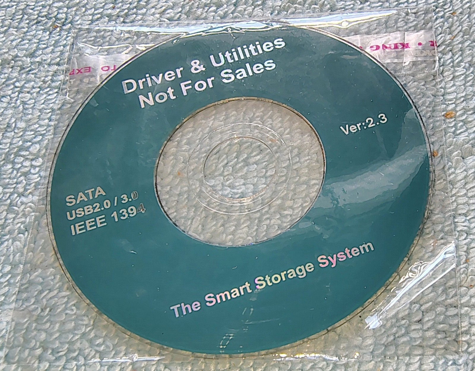 The Smart Storage System Driver Utilities CD Ver 2.3 SATA USB 3.0 IEEE1394 2011