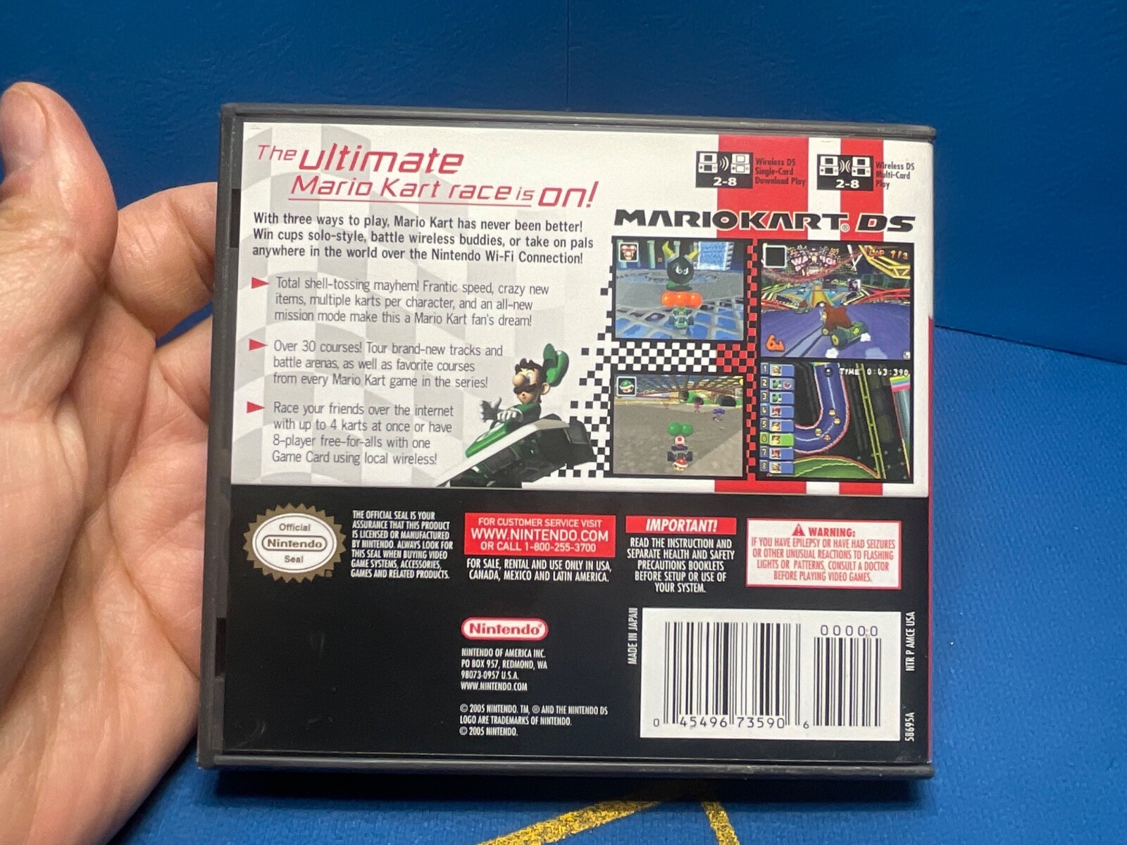 NINTENDO DS- MARIO KART ——-CASE ONLY——-