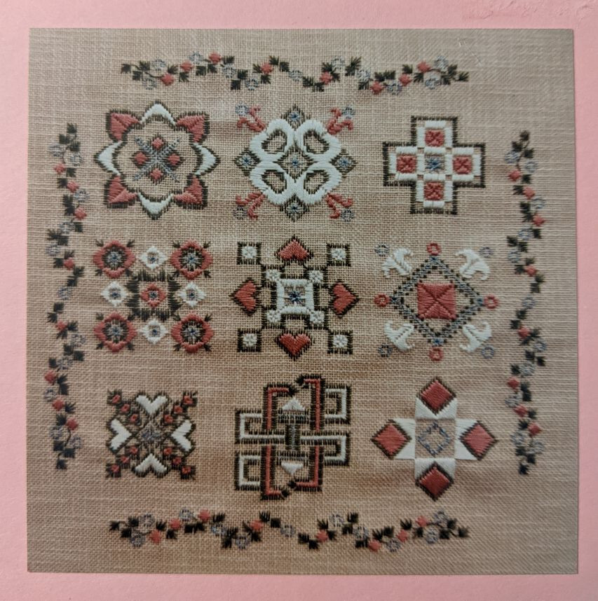 Sue Lentz Satin Stitch Study Teaching Piece #5 Needlepoint Pattern