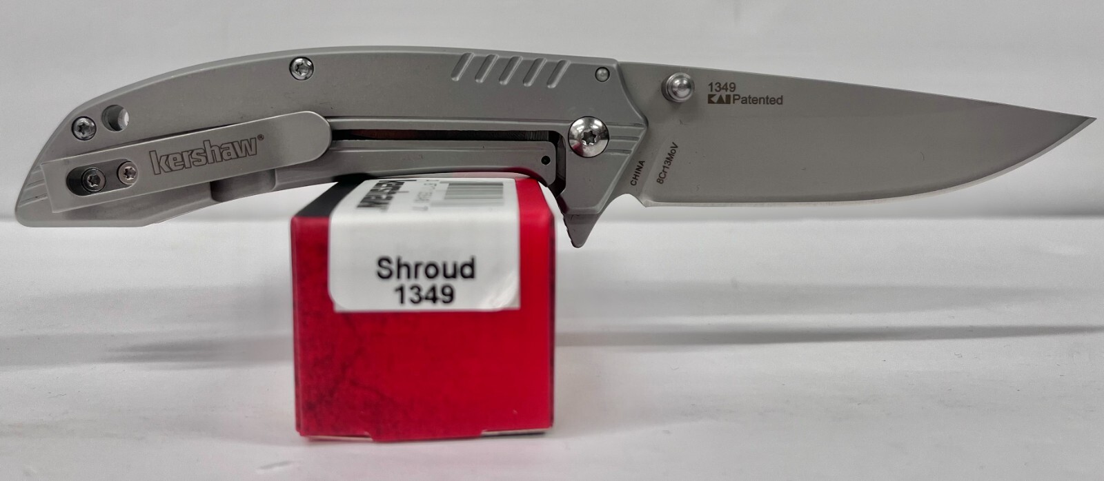 Kershaw 1349 Shroud Folding Knife 3" Blade Gray