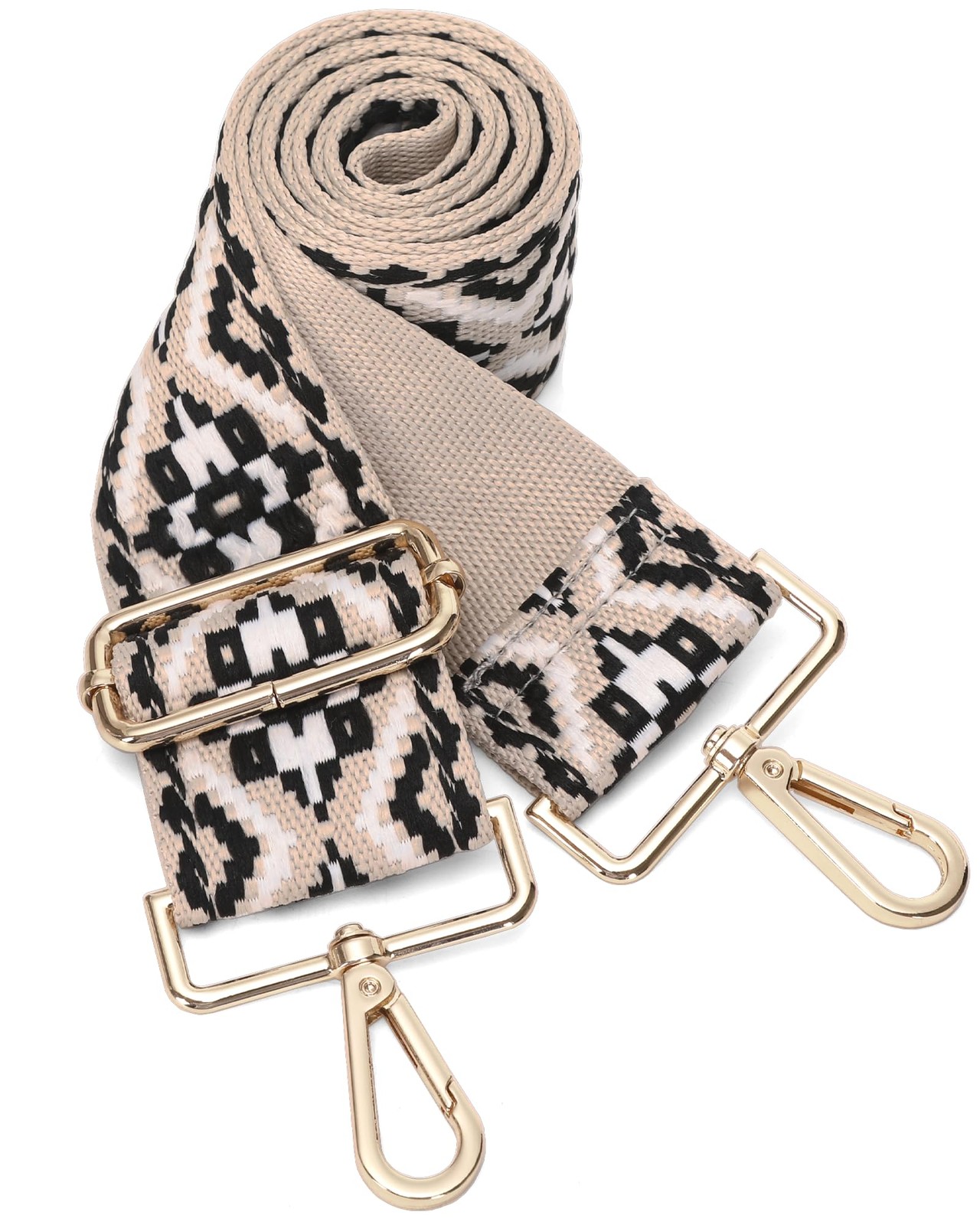 GINJKGO Purse Straps Replacement Crossbody - Medium, White Cross