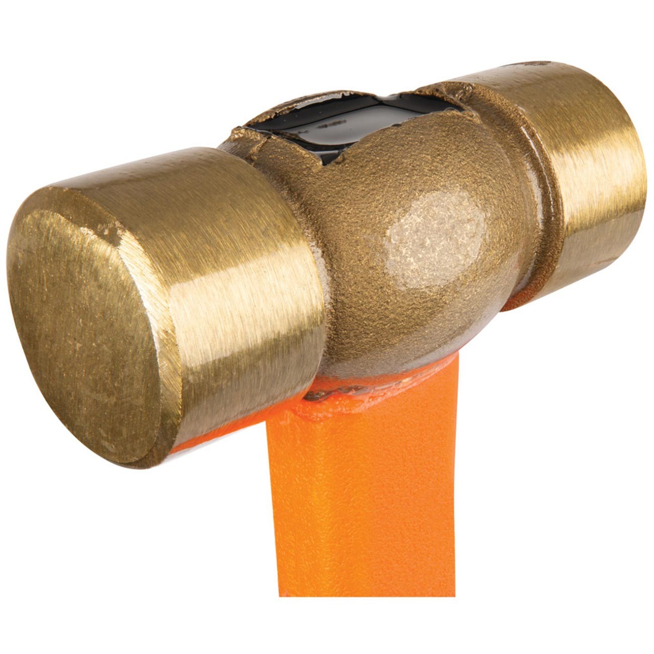 Performance Tool 16 oz Solid Brass Head Hammer W1137 Fiberglass Handle