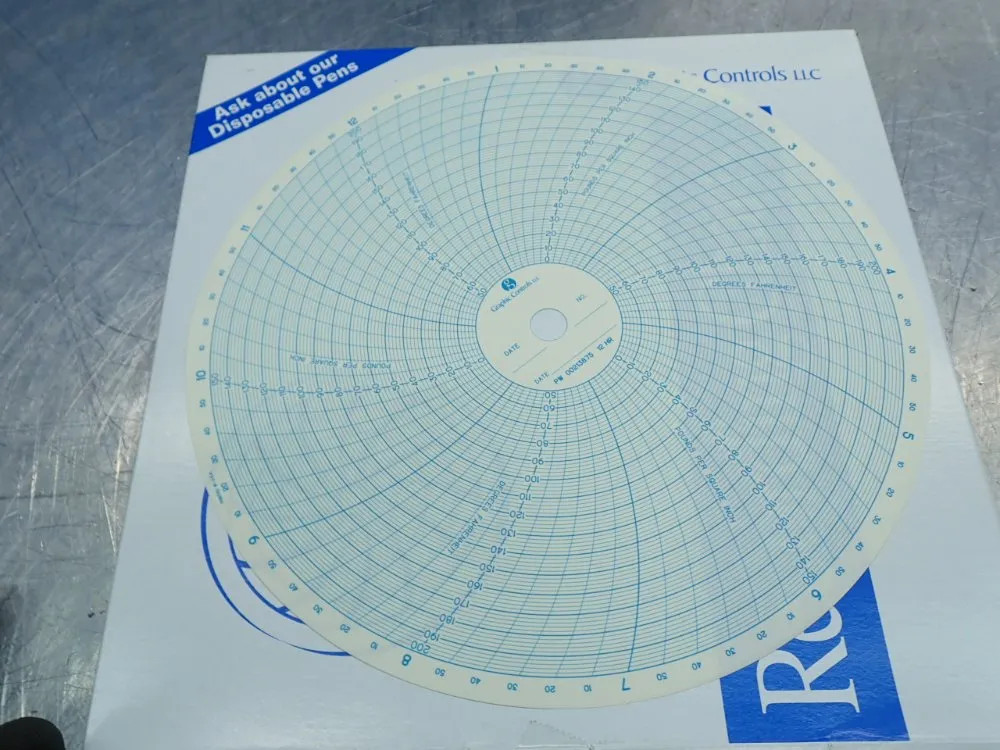 GRAPHIC CONTROLS RECORDING CHARTS, 2PCS 30821923